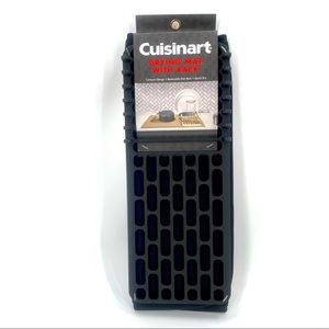 3/$15 CUISINART Dish Drying Mat With Rack BLACK NEW